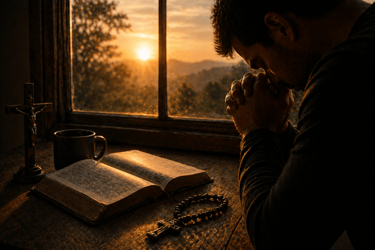 Oração da manhã do homem de fé (para viver com disciplina e propósito) - Catholité