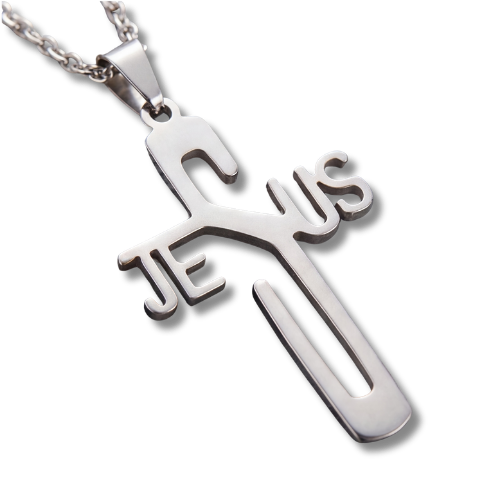 Colar Nomine – Jesus em Aço Inox