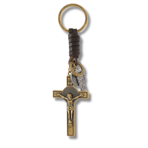 Chaveiro Aliança – Trama Ébano - Catholité