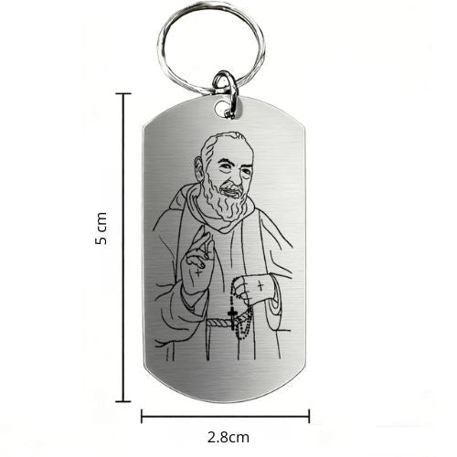 Chaveiro Viae Pietà – São Padre Pio - Catholité