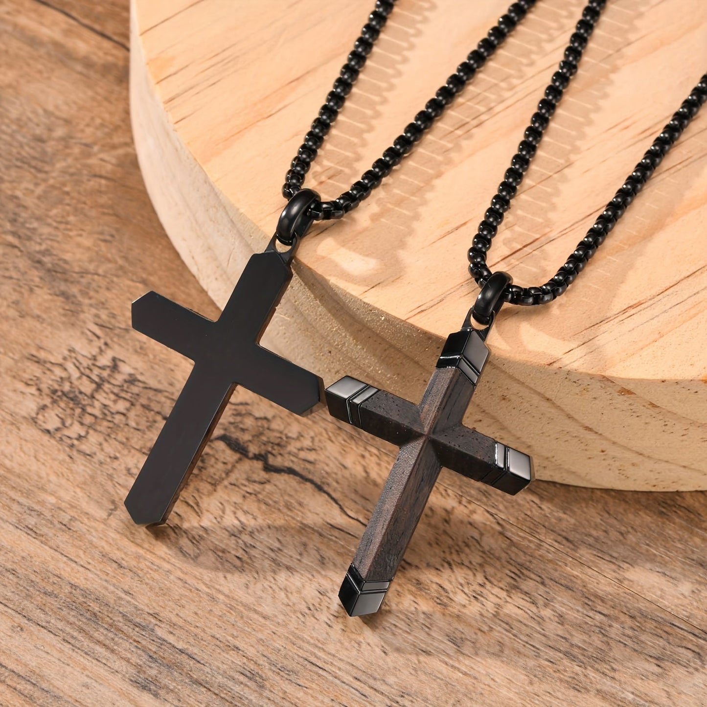 Colar Imago – Aço 316L e Madeira Nobre - Catholité