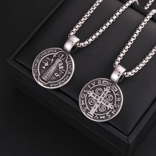 Colar Invictus - Cruz de São Bento - Catholité