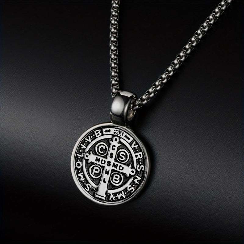 Colar Invictus – Titânio e São Bento - Catholité