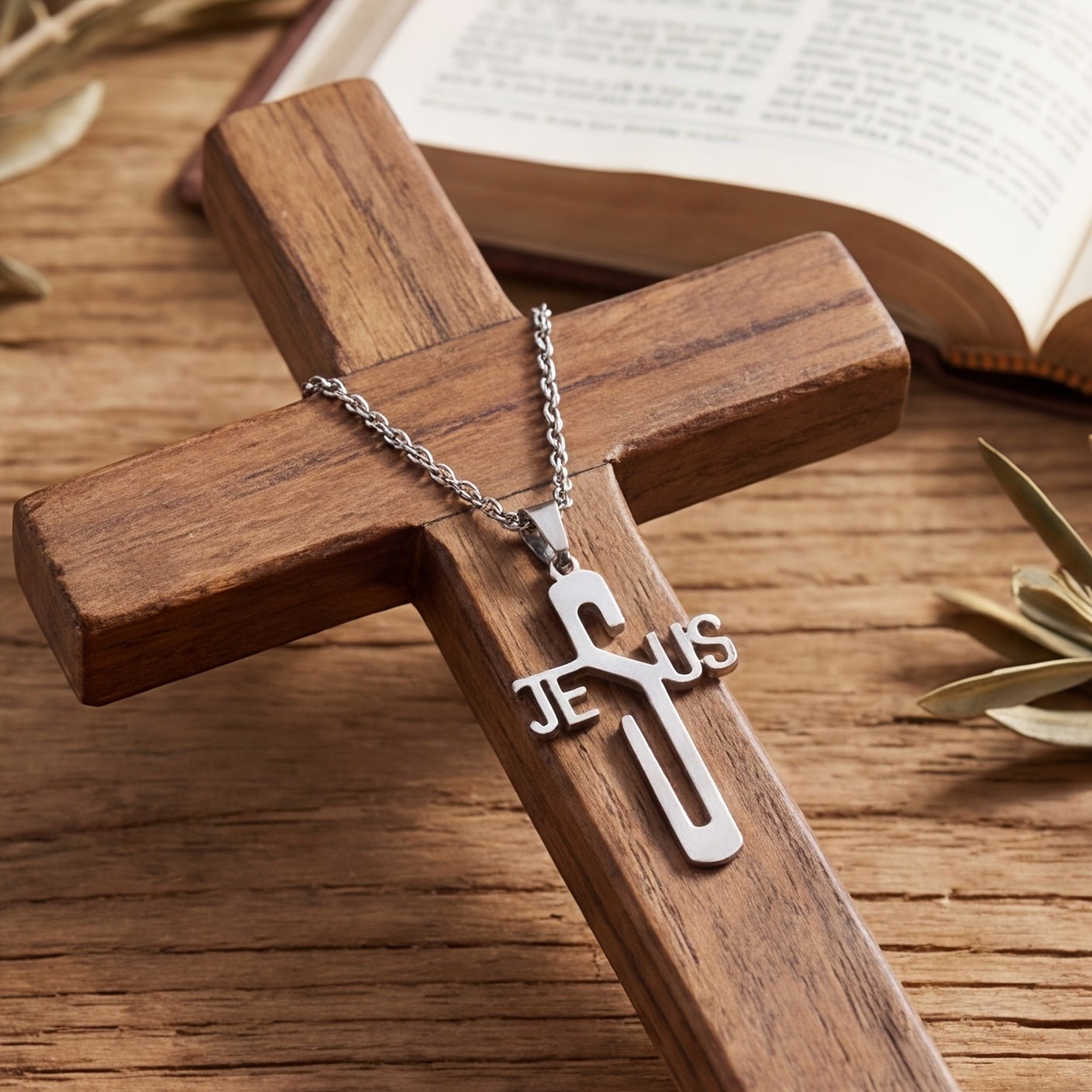 Colar Nomine – Jesus em Aço Inox - Catholité