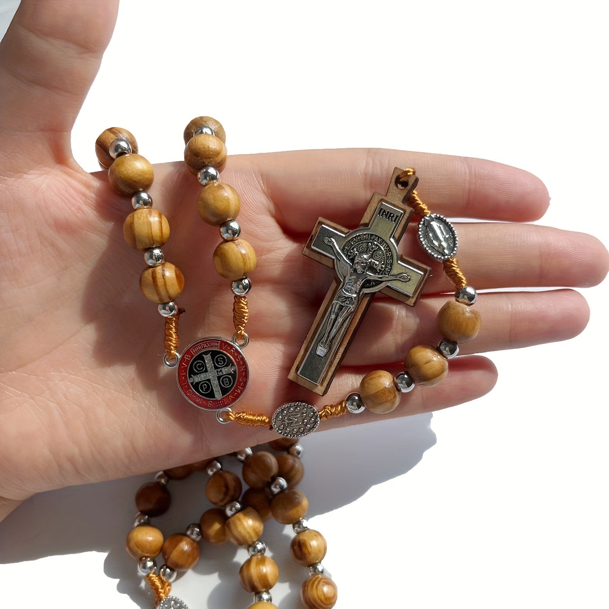 Terço Benedictus – Madeira e Proteção