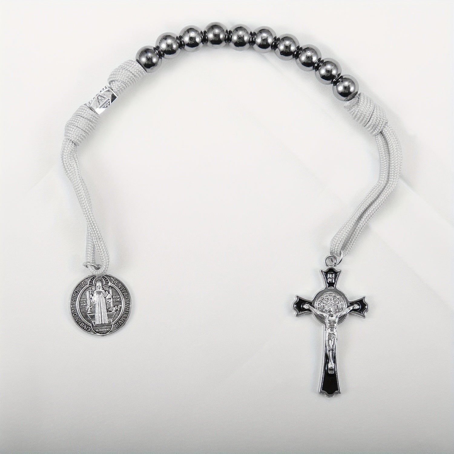 Dezena de Bolso Pureza – Hematita e Alva - Catholité