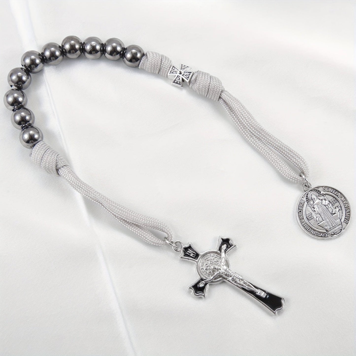 Dezena de Bolso Pureza – Hematita e Alva - Catholité