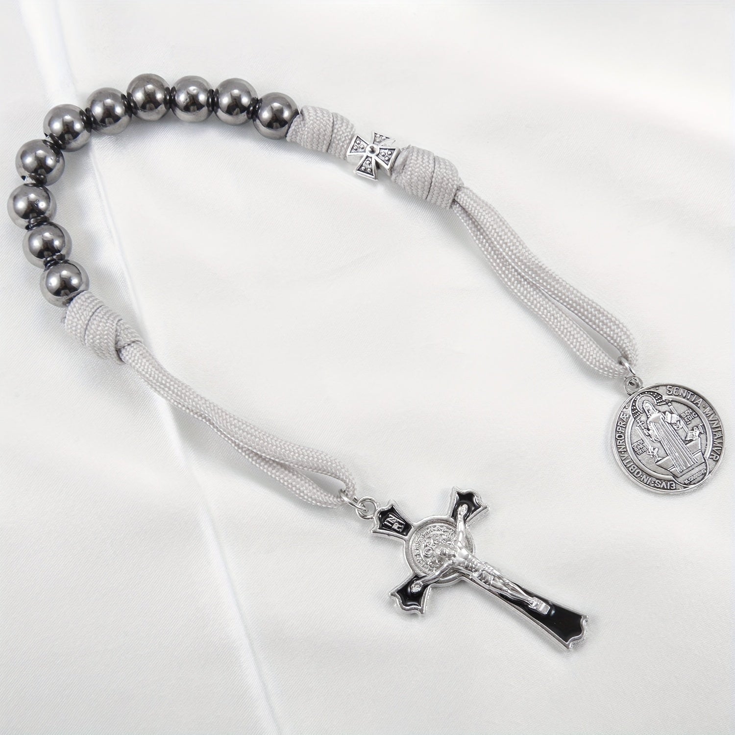Dezena de Bolso Pureza – Hematita e Alva - Catholité
