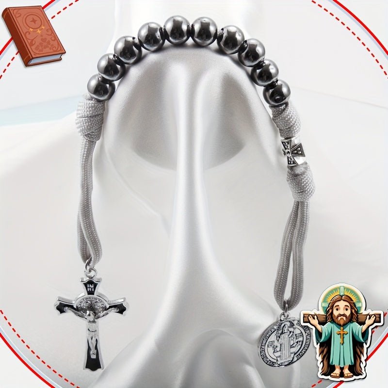 Dezena de Bolso Pureza – Hematita e Alva - Catholité