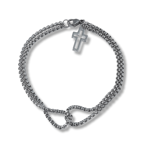 Pulseira Blindada – Elos de Titânio - Catholité