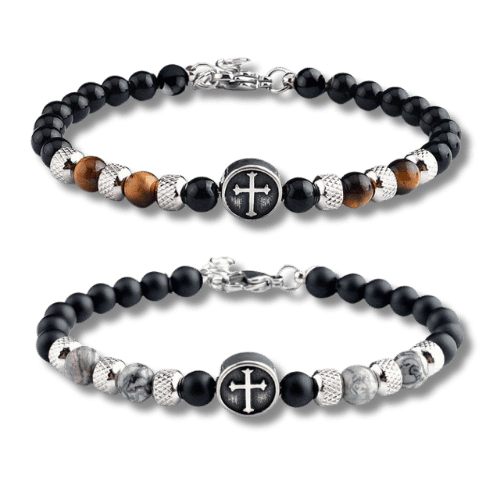 Pulseira Guardião – Olho de Tigre e Aço Inox - Catholité
