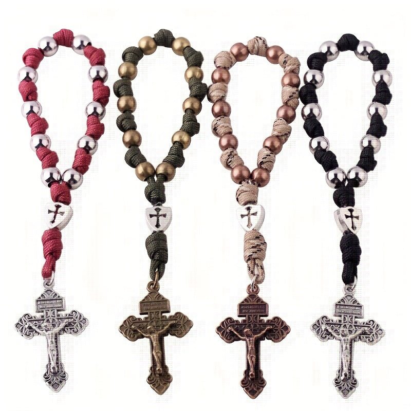 Terço de Bolso Combatente – Aço e Tradição - Catholité