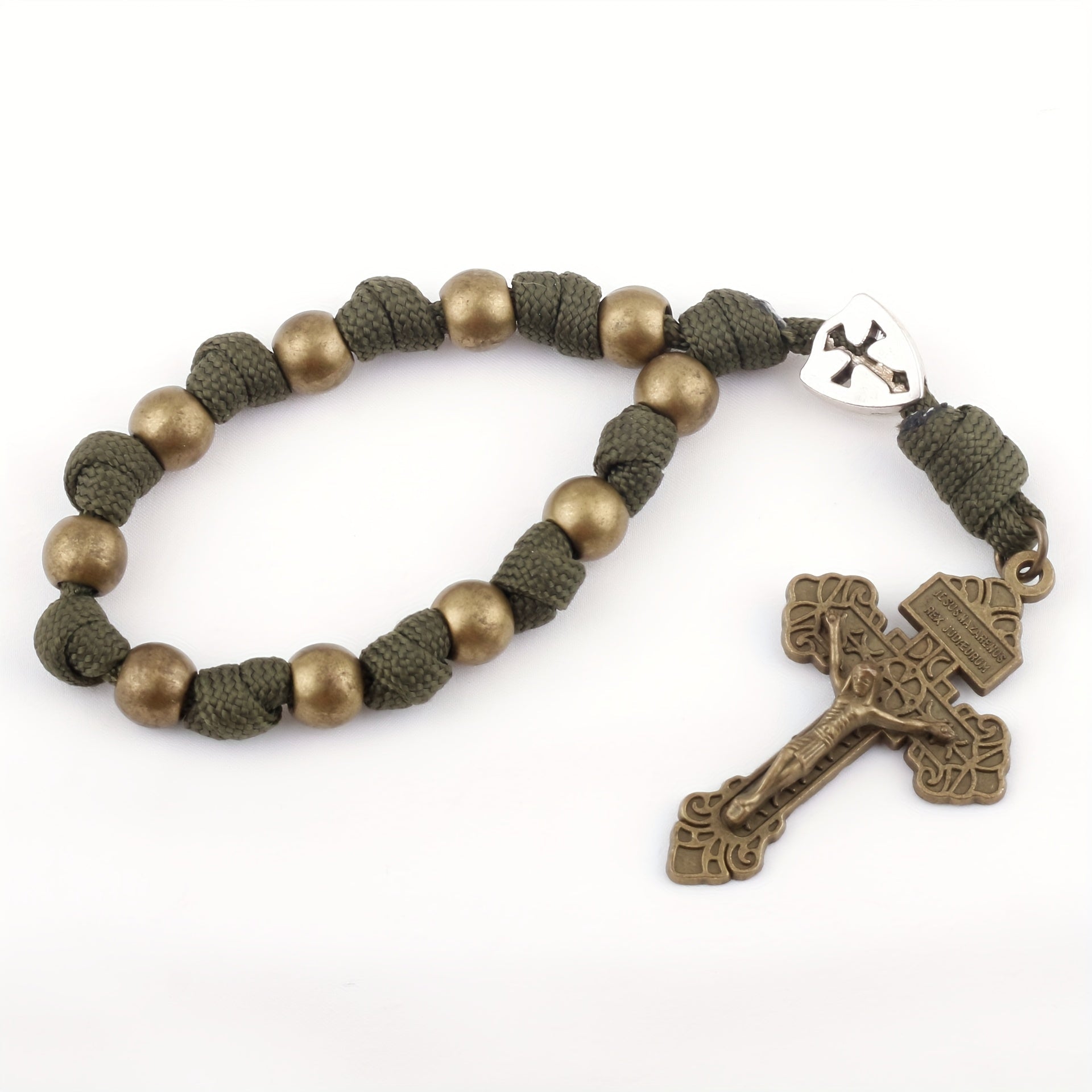 Terço de Bolso Combatente – Aço e Tradição - Catholité