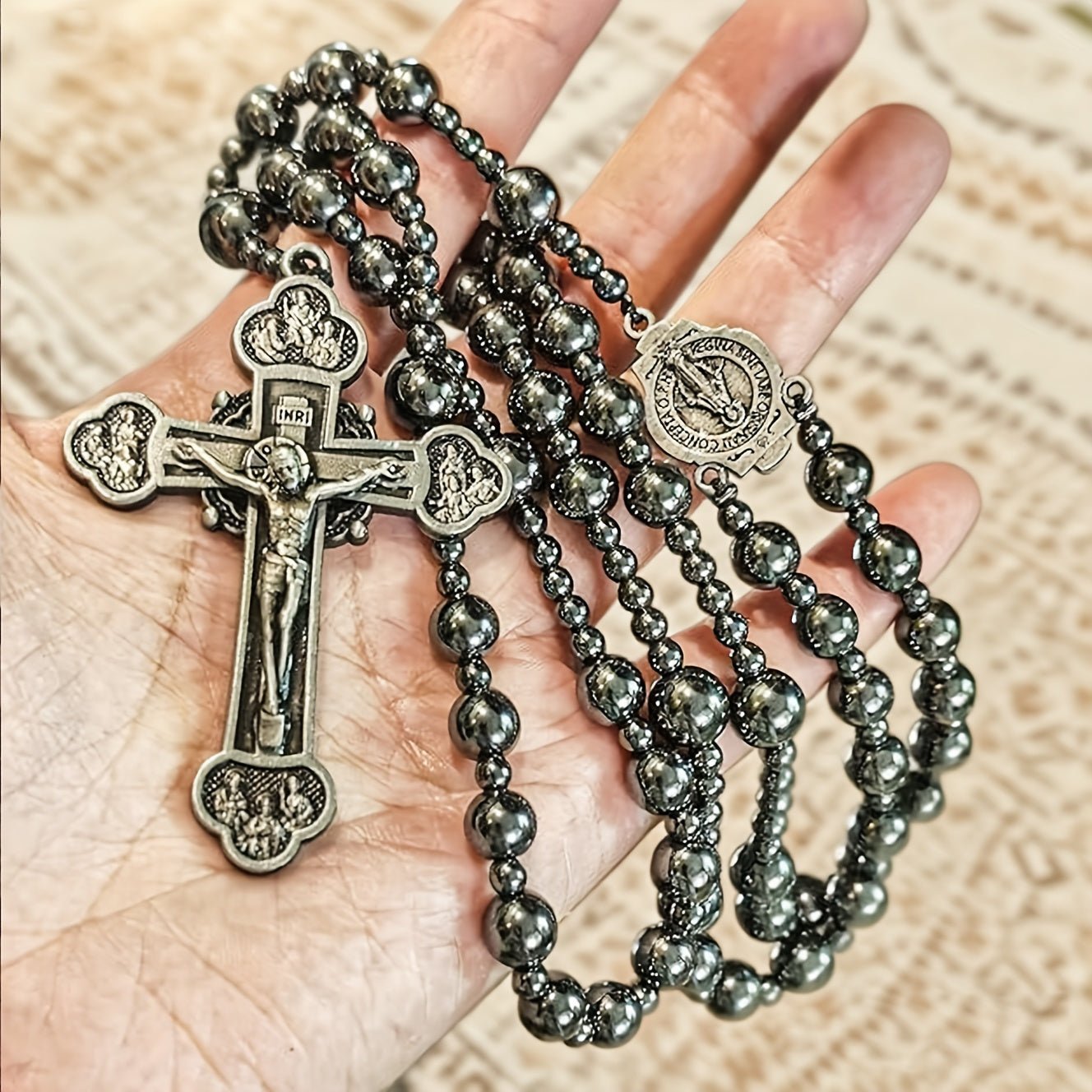 Terço de Combate Mater Mea – Hematita - Catholité