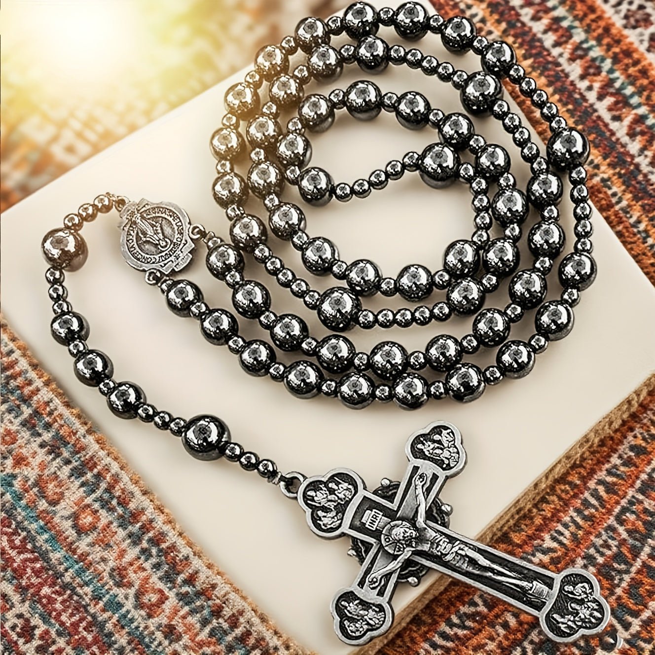 Terço de Combate Mater Mea – Hematita - Catholité