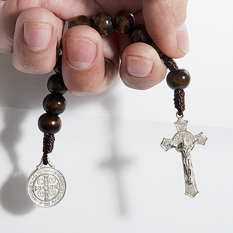 Terço de Pulso Legado – Pinho e São Bento - Catholité