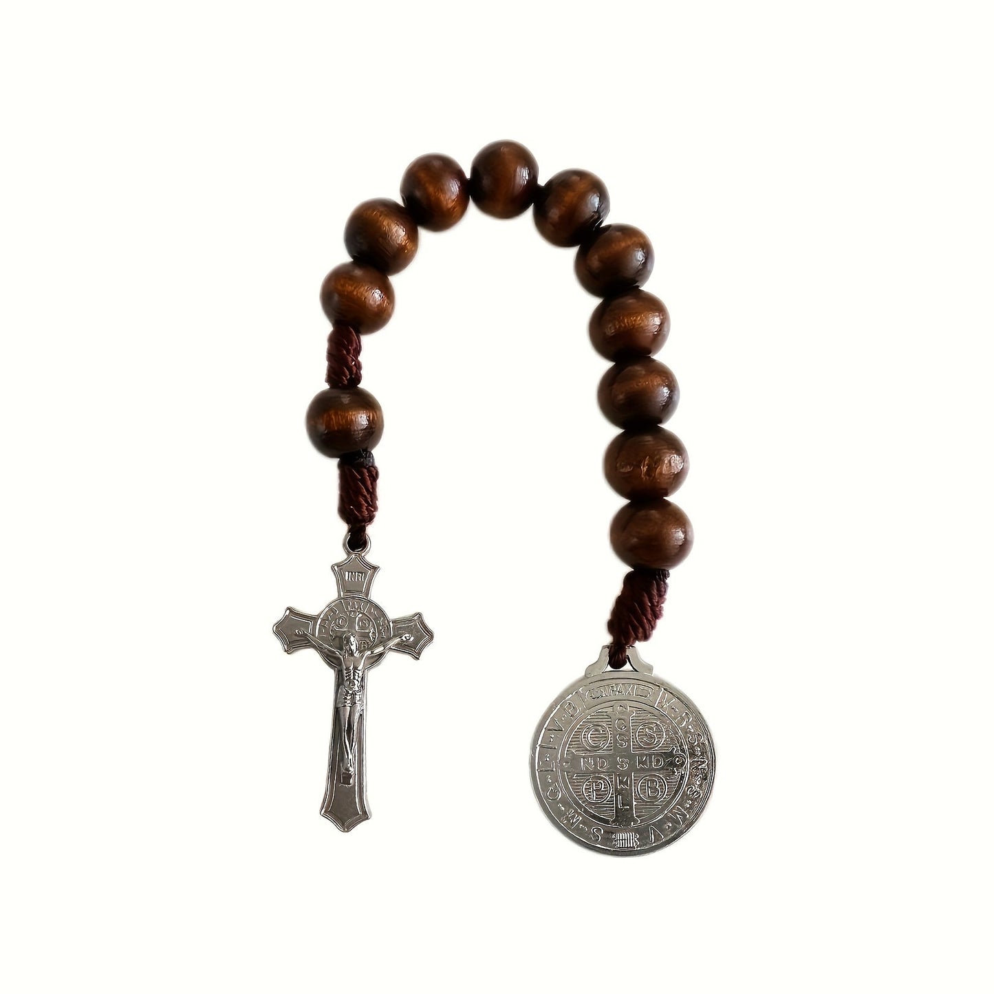 Terço de Pulso Legado – Pinho e São Bento - Catholité